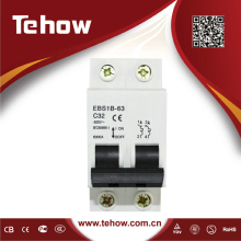 2 poles 32 amp micro automatic circuit breaker