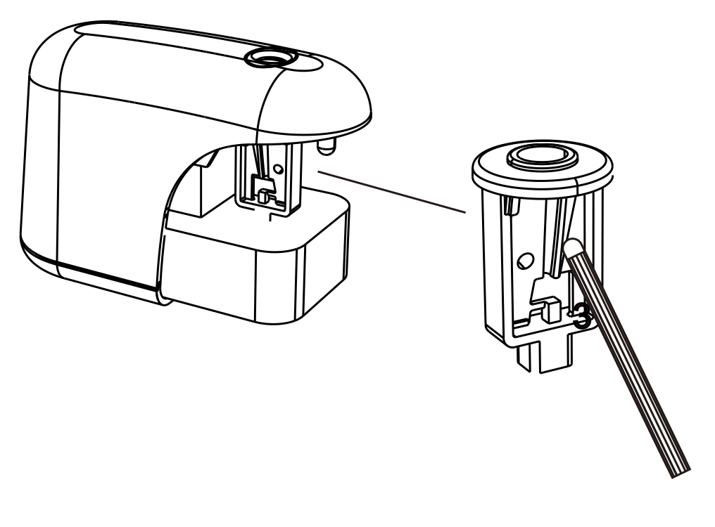 Electric Pencil Sharpener for Office and School Battery Operated