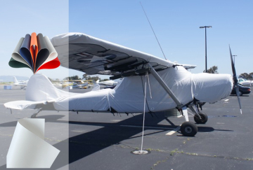 enviromental lightweight pvc free plane cover tarp