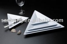 Triangle melamine hotel ware set