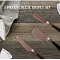 3 Pieces cheese knife set