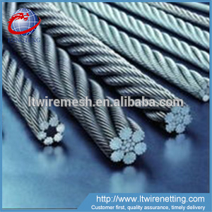 High quality braided stainless steel wire rope