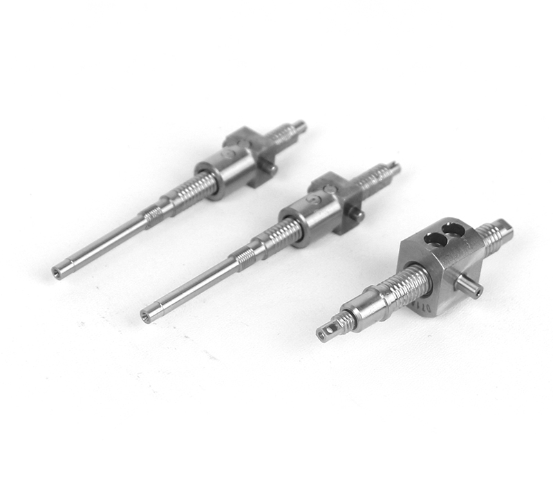 Miniature ball screw with customized 0501 nut