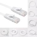 Cable plano RJ45 Ethernet CAT6 con pinzas para cables