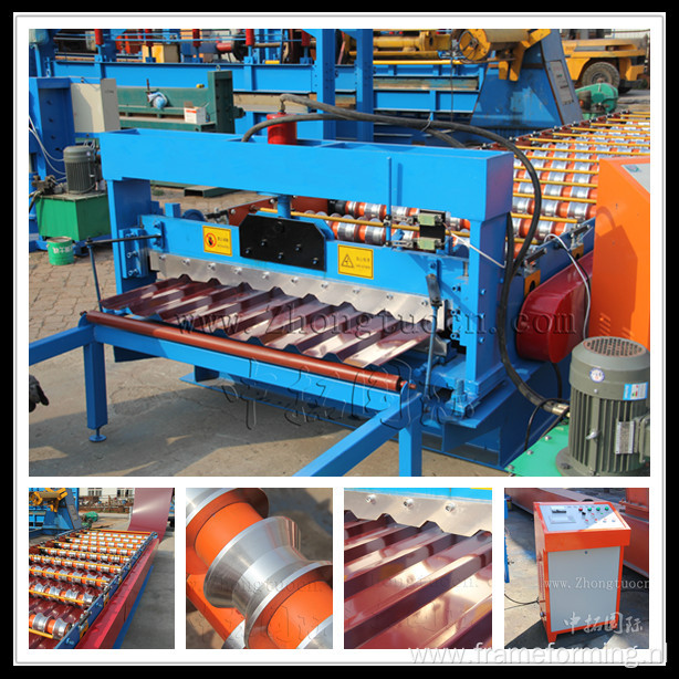 Metal Roof Panel Machine Tile Roll Forming Mahcine