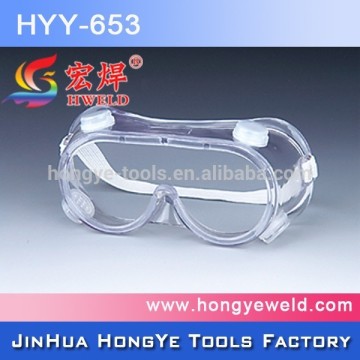 Excellent Protective Clear Safety goggle with best price HYY-653
