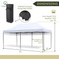 Outerlead 10`x20` Heavy-Duty Pop-Up Canopy & Instant Shelter
