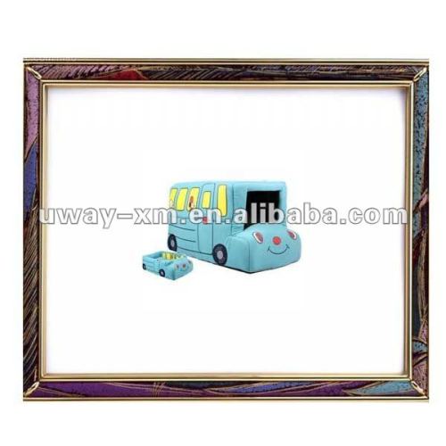 UW-PB-257 New design bus shape light blue polar fleece dog kennel