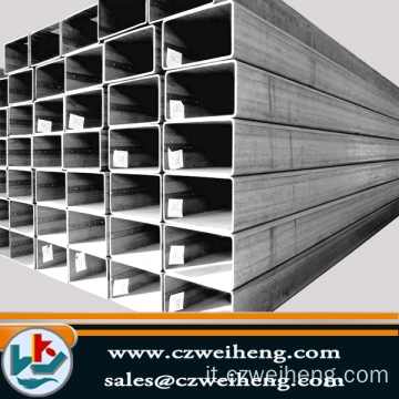 Cina 200x200 Mm 100x100 Ferro Ms Struttura Tubo Tubo Di Acciaio Quadro Produttori