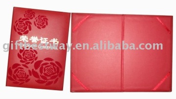 Certification folder