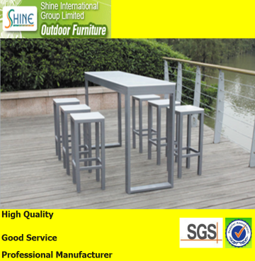 Outdoor Furniture Patio Furniture Waterproof Polywood Bar Stool And Bar Table