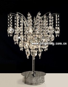 Zhongshan wholesale fancy crystal tabel lamp
