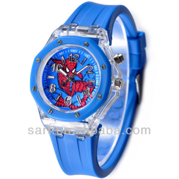 2014 kids cartoon new flashlight compass watch