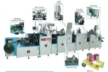 Tube Automatic Roll To Roll Screen Printer