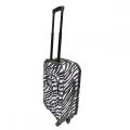 Reka Bentuk Fesyen Zebra Pattern Wheeled Luggage Troli