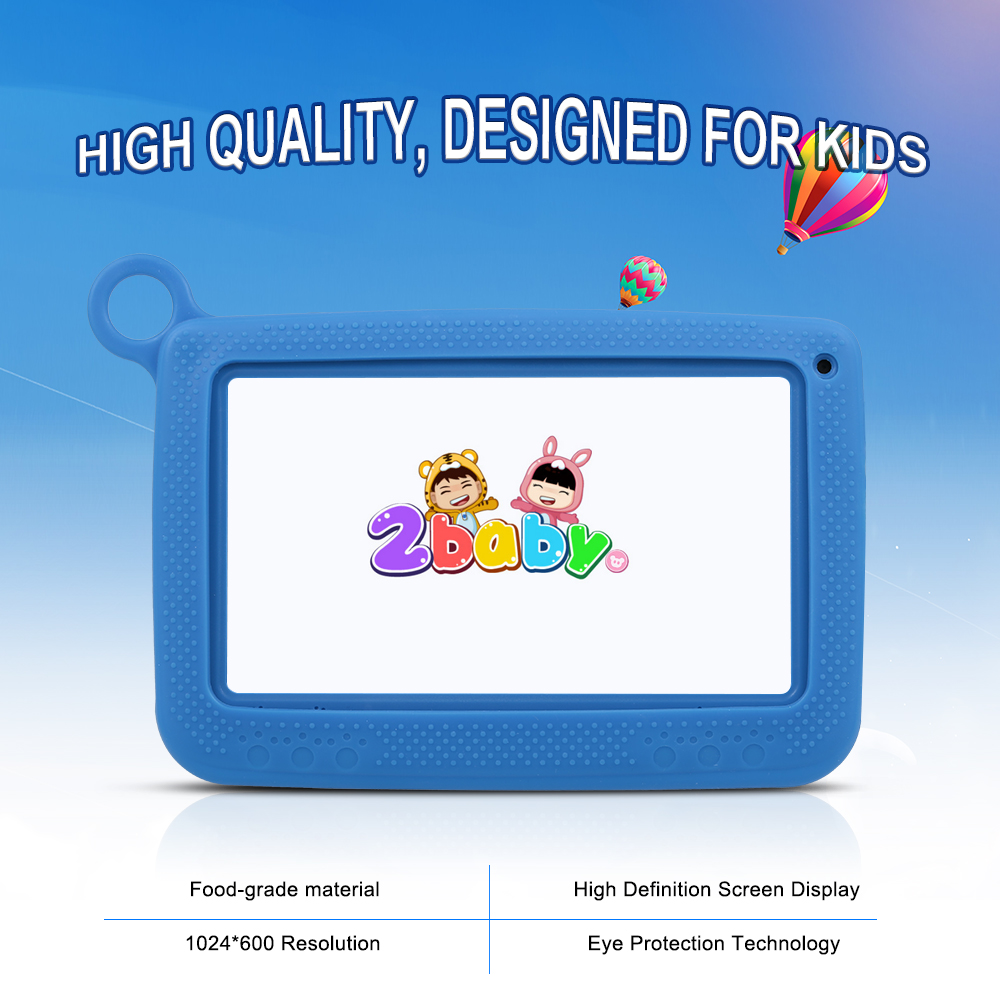 Children Tablet PC 7 inch Quad Core 1GB+8GB Kids Games Tablet Kids Education Model: ED702