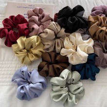 Satin Large Scrunchie Elastic Headband for Girls