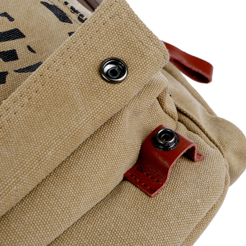 2021 Hot Selling Vintage Canvas Laptop Shoulder Bag Unisex Messenger Bag Leisure Men's Bag