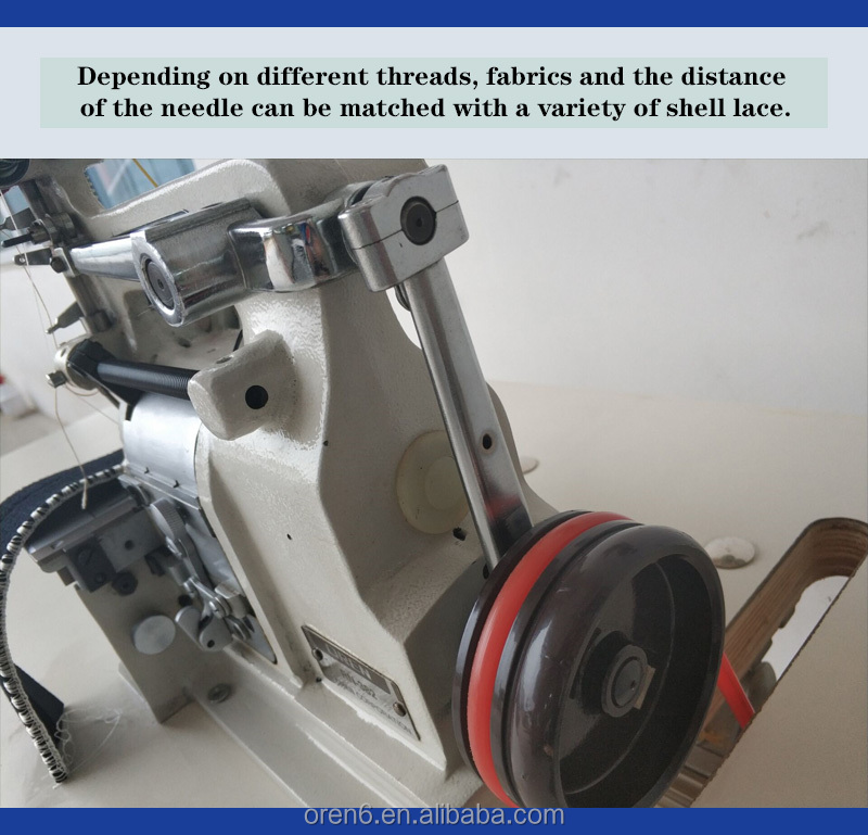 shell-shape stitch edge decoration lace machine