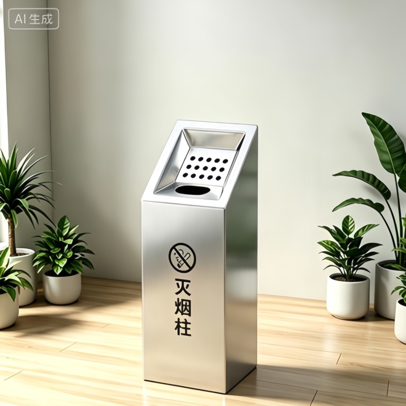 Bulk Outdoor Metal Cigarette Butt Collector Bin