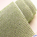 Peridot Diamond Mesh Wrap Roll berkilau berlian buatan