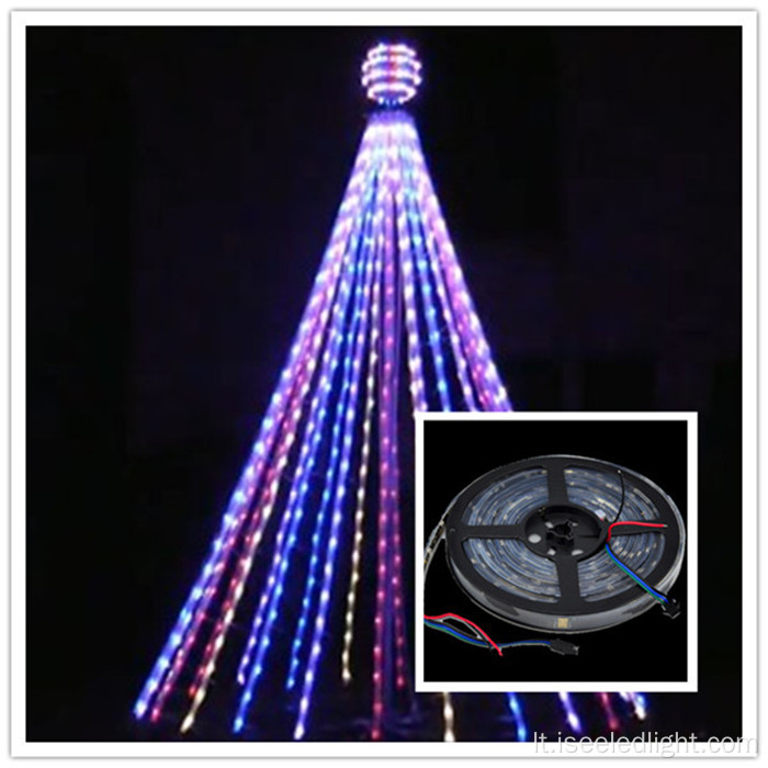 „DMX“ kalėdinių juostelių pikselio LED juosta 12v