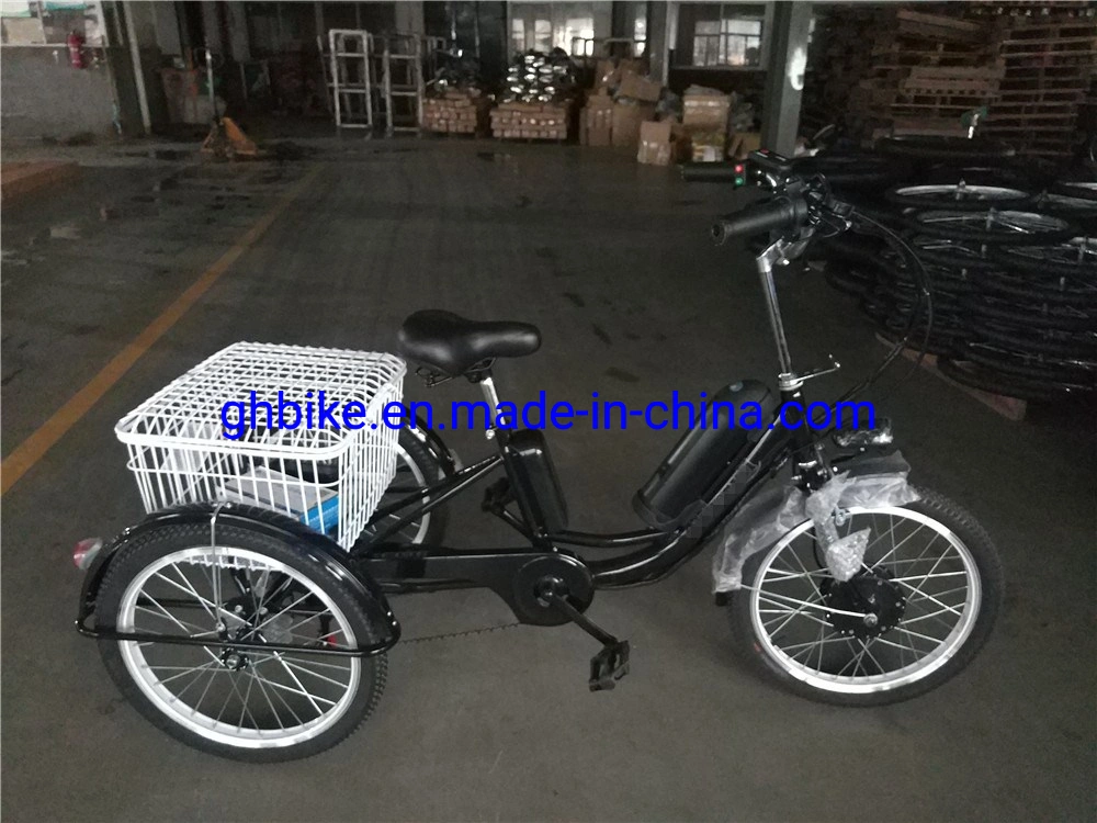 500W 3 Wheel Adult 20" Electric Cargo Tricycle