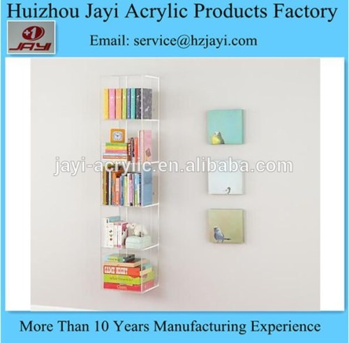 JYBS-005China supplier wholesale plexiglass book display case/bookshelf