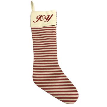 Llarge streak Christmas stocking