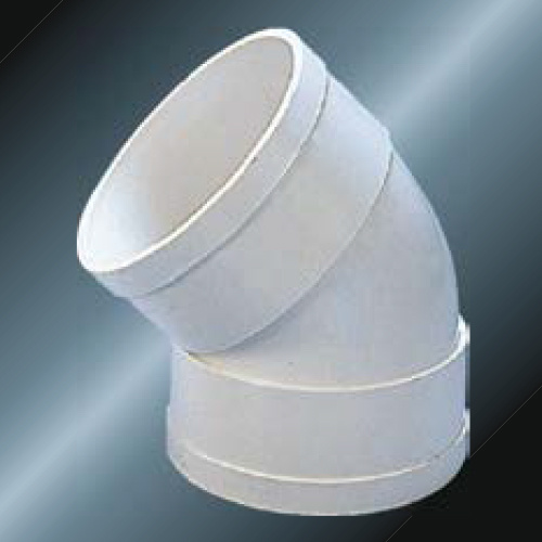 BS5255 / 4514 Drainage Upvc Elbow 45 ° Warna Abu-abu