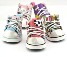 Arabesquitic Canvas Soft Small Dog Boots [PDS-001]