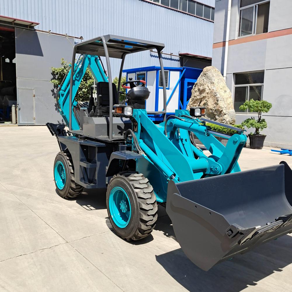 Backhoe Loader Trình tải bánh xe máy đào mini