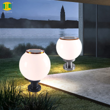 Garden Pillar Lamps Fence Wall Solar Lights