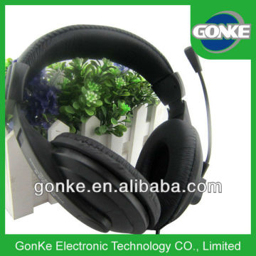 call center noise cancelling telephone headset for telephone operator