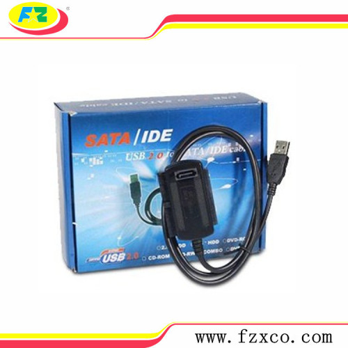 USB2.0 ke SATA &amp; IDE Hard Disk Converter Cable