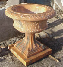 Stone Carving Marble Flowerpot