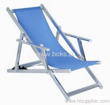 Blue Plastic Folding Beach Chair?