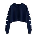 Fleece Crop Top Hoodie benutzerdefinierte