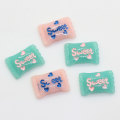 Sweet Light Color Candy Cube Resin Beads Sugar Cabochon Flatback Items For Kids DIY Phone Shell Decor Holiday ornaments