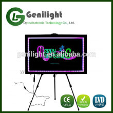 60*80cm acrylic panel changeable led menu board consumer electronic