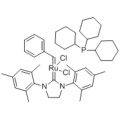 Ruthenium,[1,3-bis(2,4,6-trimethylphenyl)-2-imidazolidinylidene]dichloro(phenylmethylene)(tricyclohexylphosphine)-,( 57251693,SP-5-41)- CAS 246047-72-3