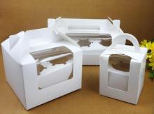 White kraft paper box