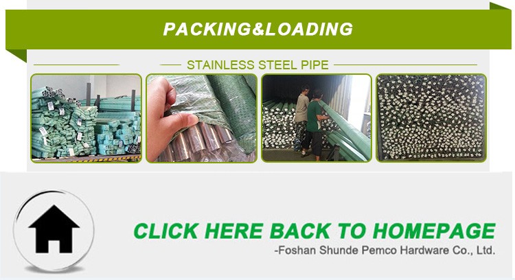 Foshan Factory 201/304/316 SS 304 Stainless Steel Pipe Price Per Meter