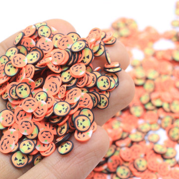 Cheap Wholesale orange pumpkin Shaped Mini Polymer Slice Clay Craft Decor Phone Shell Ornaments Hair Nail Accessory