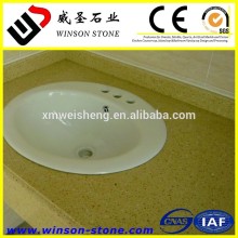High quality beige artifical quartz countertop
