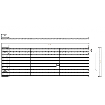 شاشة LED شفافة P25 / 50 مع EMC