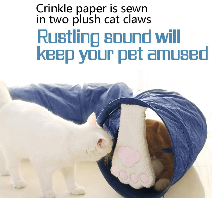 Collapsible Cat Tube Toy