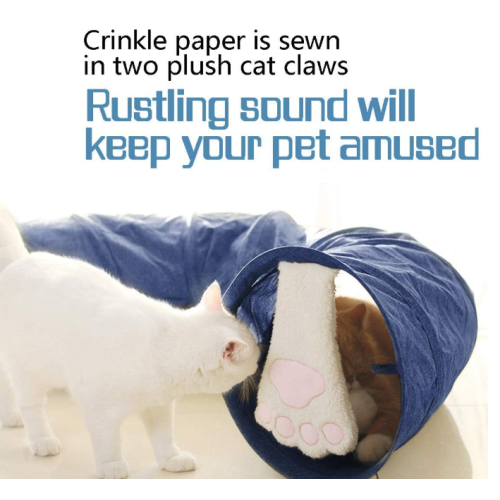 Crinkle Play Tunnels voor huisdieren