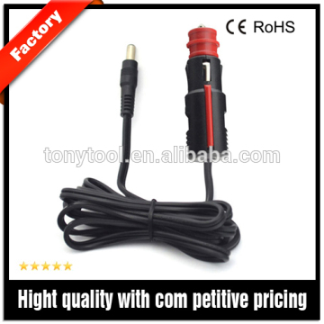 12 Cigarette Lighter Plug Male to Male Cigarette Lighter Cable