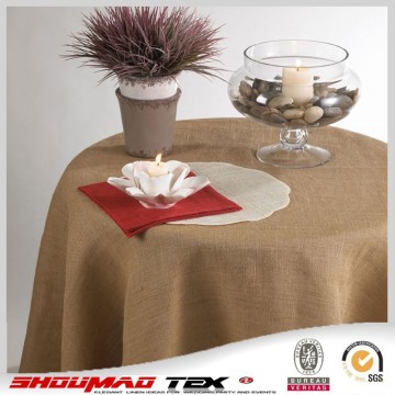 rectangular natural burlap round tablecloth,square jute tablecloths